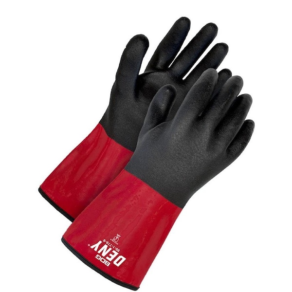 Bdg Chemical Resistant Gloves, Black/Red, 1 PR 99-1-779-9 - main